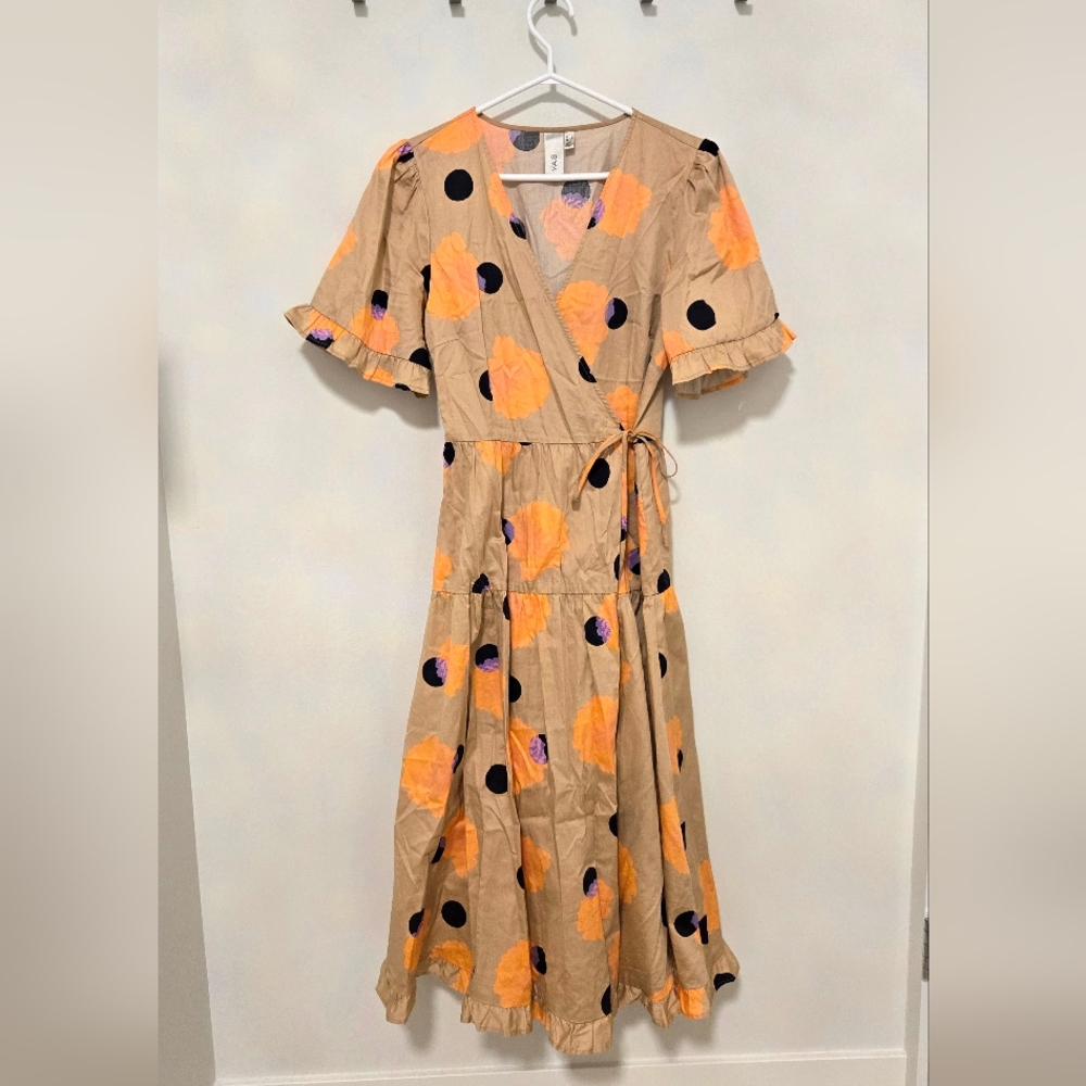 Y.A.S. Roxanne Midi Wrap Dress